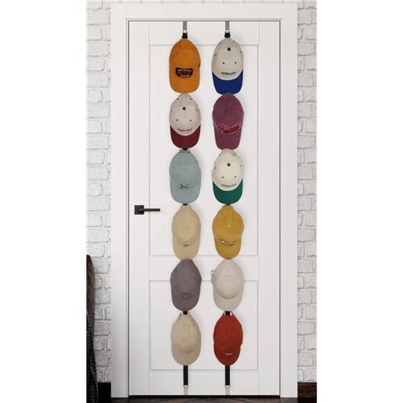 Hat Rack for Baseball Caps and Organizer Holder [ up to 36 Caps ] Display over - Picture 1 of 7